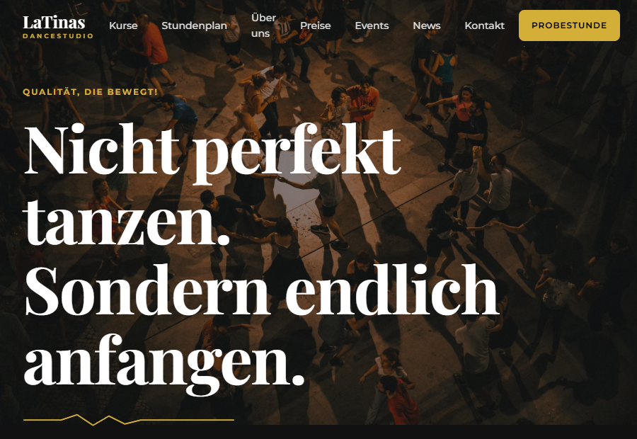 Vorschau Startseite